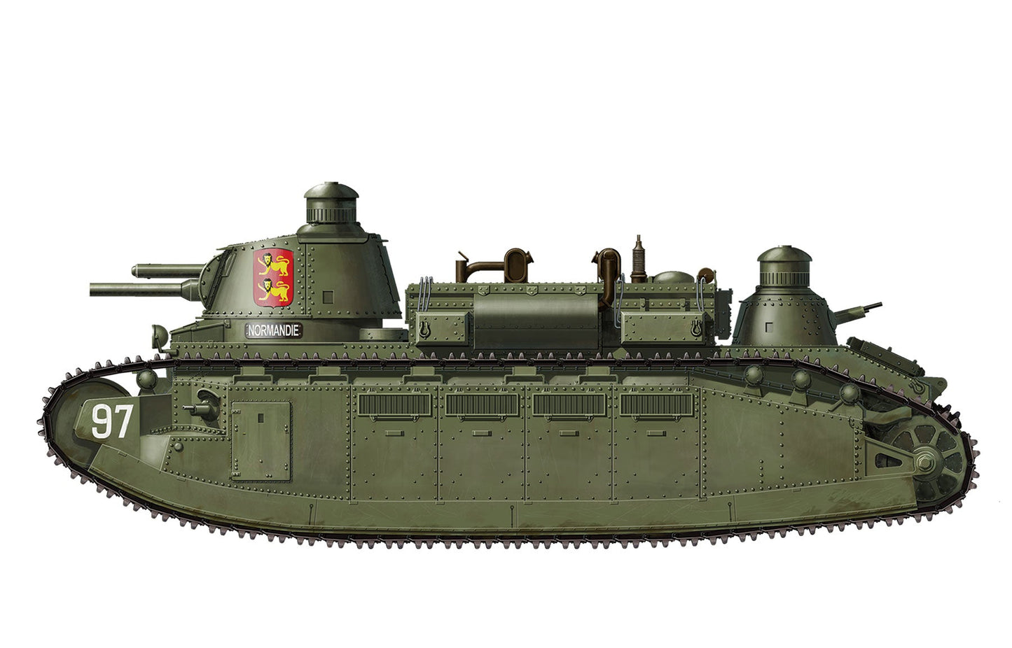 Meng TS009 1/35 French Super Heavy Tank Char 2C