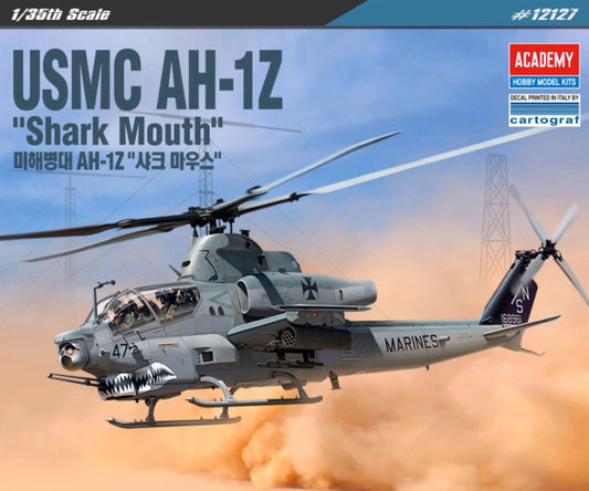 Academy 12127 1/35 USMC AH-1Z Shark Mouth
