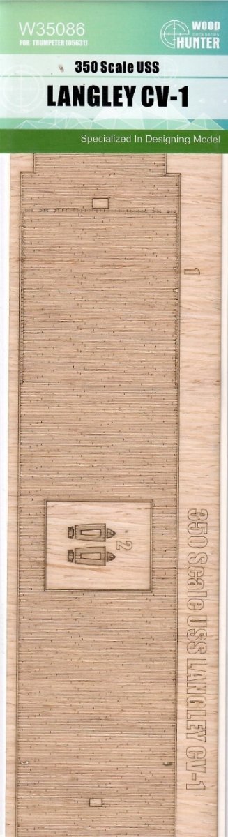 FlyHawk W35086 1/350 USS LANGLEY CV-1£¨FOR TRUMPETER 05631£©Wooden Deck