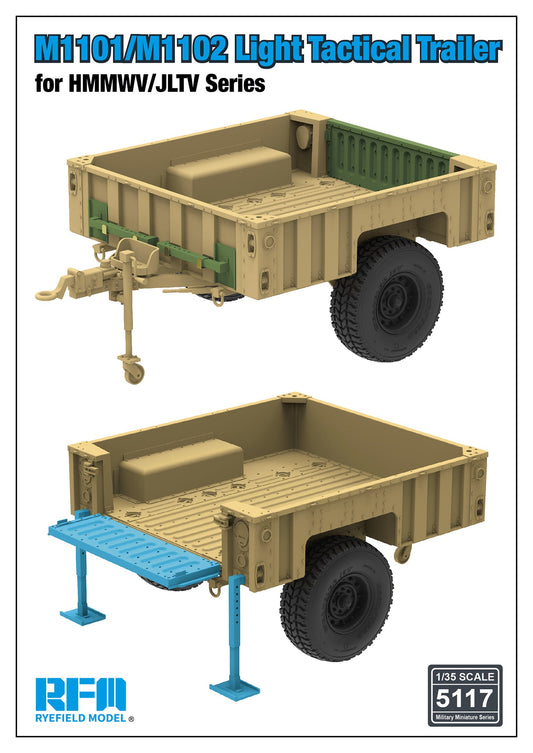 RFM 5117 1/35 M1101/M1102 Light Tactical Trailer for HMMWV/JLTV