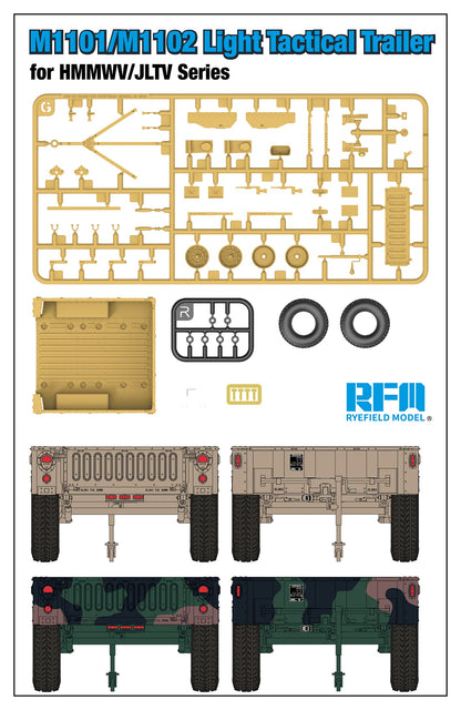 RFM 5117 1/35 M1101/M1102 Light Tactical Trailer for HMMWV/JLTV