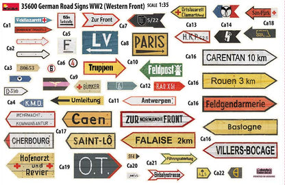MiniArt 35600 1/35 German Road Signs WWII (France 1944)